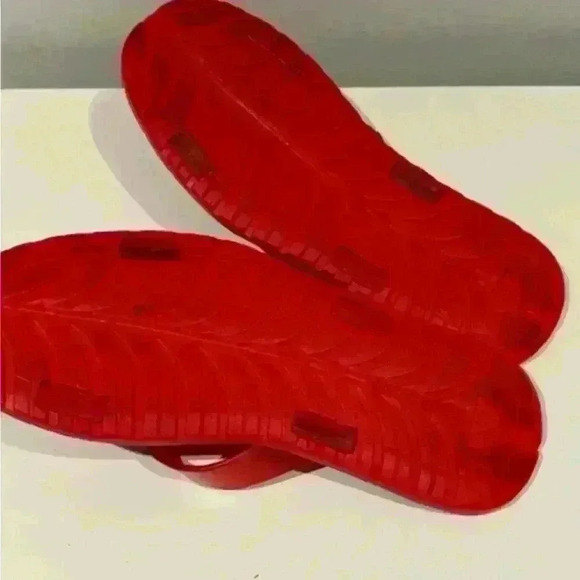 BIKKEMBERGS women red flip flops size 41 - made in Italy - Picture 7 of 9